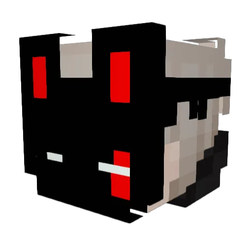 alexcannotfly Minecraft avatar head, 3D render