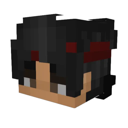 alexcorleone Minecraft avatar head, 3D render