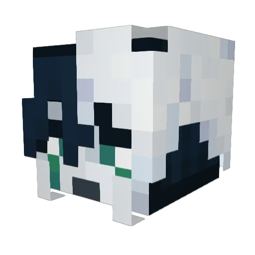 alexdos Minecraft avatar head, 3D render
