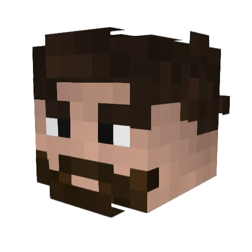 alexei2008 Minecraft avatar head, 3D render