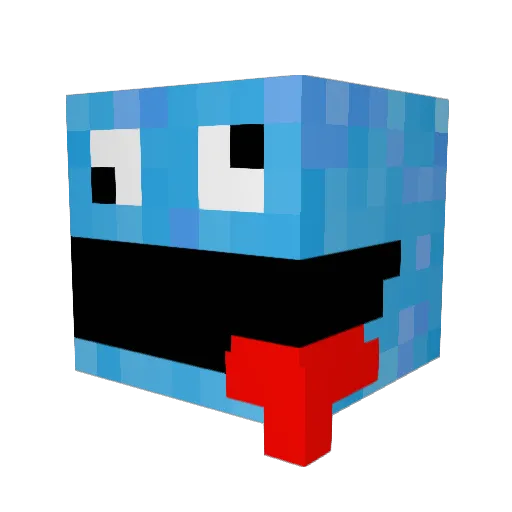 alexgabriel6 Minecraft avatar head, 3D render
