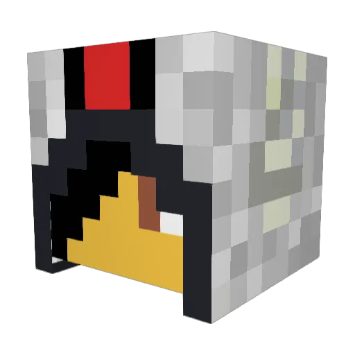 alexgame_12 Minecraft avatar head, 3D render