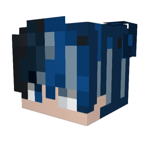 alexgaming_2 Minecraft avatar head, 3D render