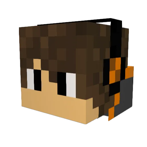 alexhammer222 Minecraft avatar head, 3D render