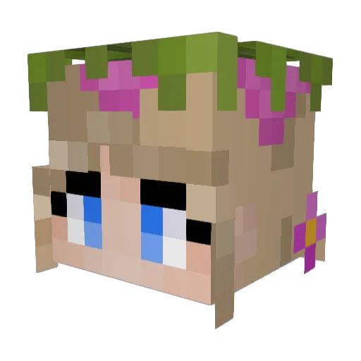 alexis2k16 Minecraft avatar head, 3D render