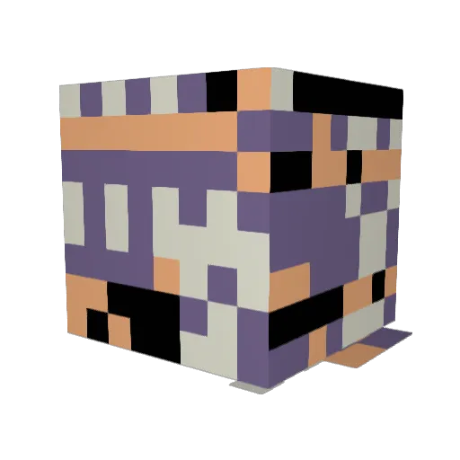 alexis372 Minecraft avatar head, 3D render