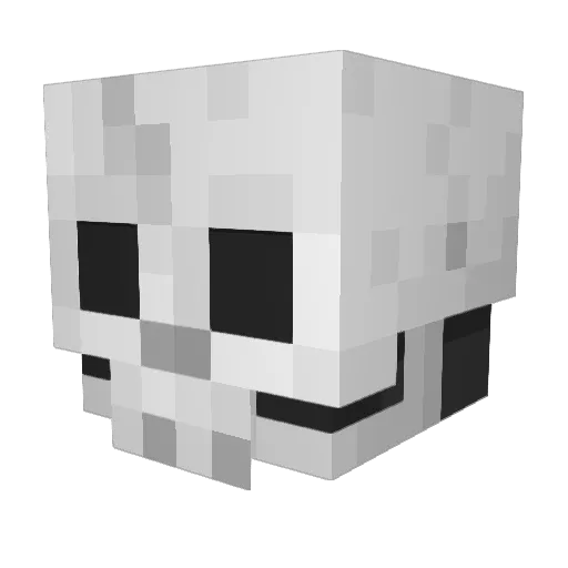 alexisaight Minecraft avatar head, 3D render