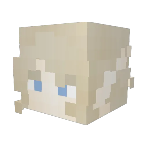 alexisc217 Minecraft avatar head, 3D render