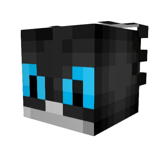 alexiseves Minecraft avatar head, 3D render