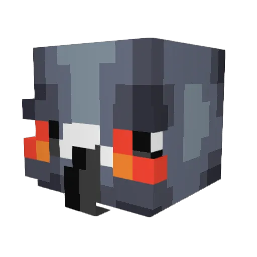 alexisreallycool Minecraft avatar head, 3D render