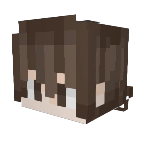 alexiswashere_ Minecraft avatar head, 3D render