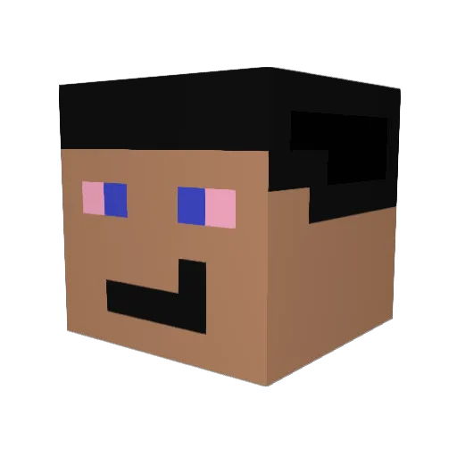 alexito098 Minecraft avatar head, 3D render