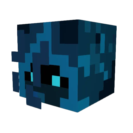 alexliz Minecraft avatar head, 3D render