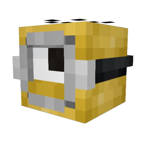 alexmiau1 Minecraft avatar head, 3D render