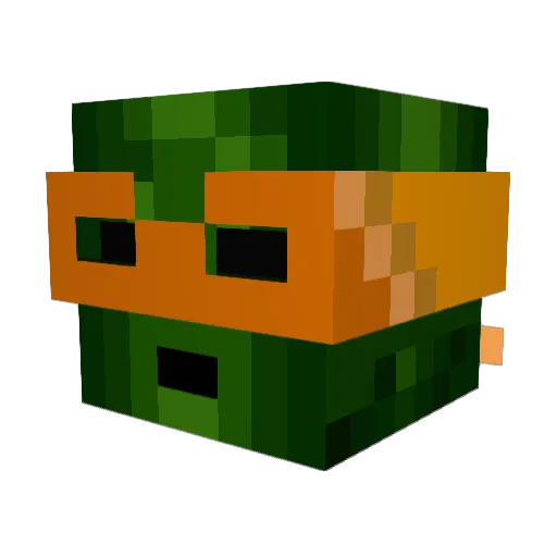 alexmiwe Minecraft avatar head, 3D render