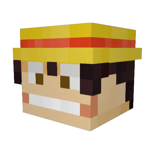 alexmor007 Minecraft avatar head, 3D render