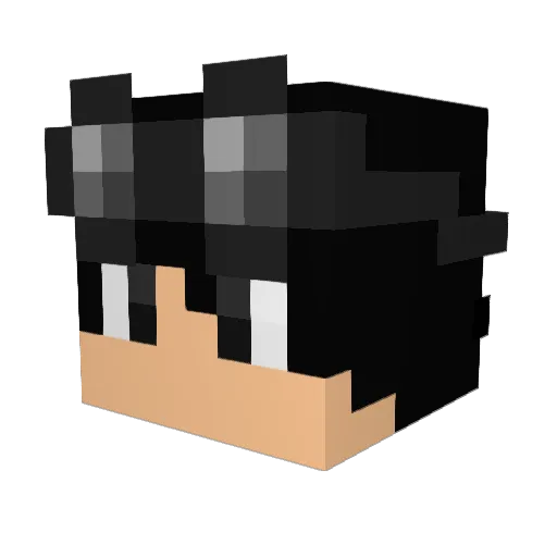 alexofceaser Minecraft avatar head, 3D render