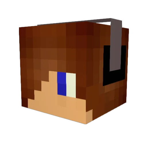 alexpal1 Minecraft avatar head, 3D render