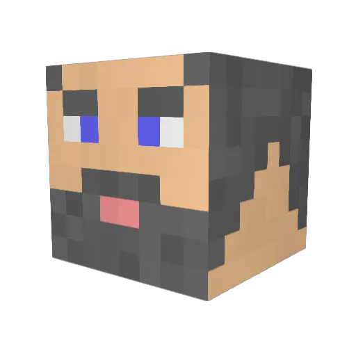 alexpan292000 Minecraft avatar head, 3D render