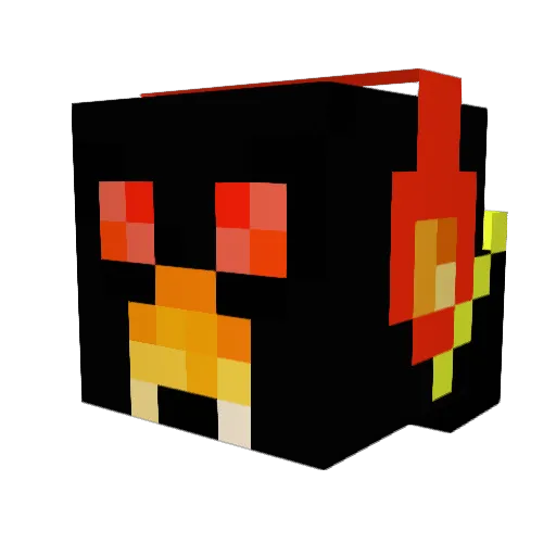 alexpauq77 Minecraft avatar head, 3D render