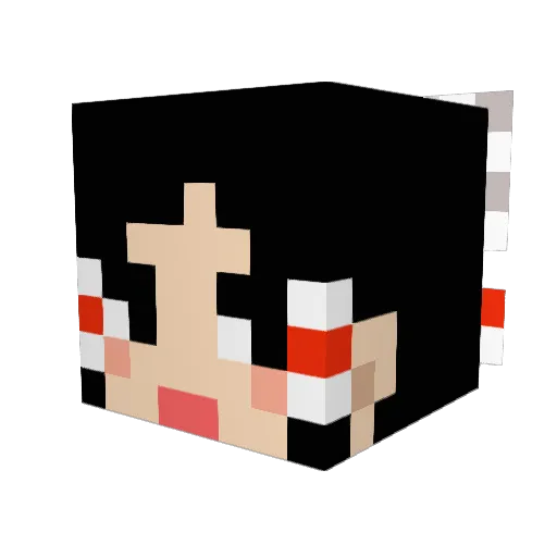 alexpik7 Minecraft avatar head, 3D render