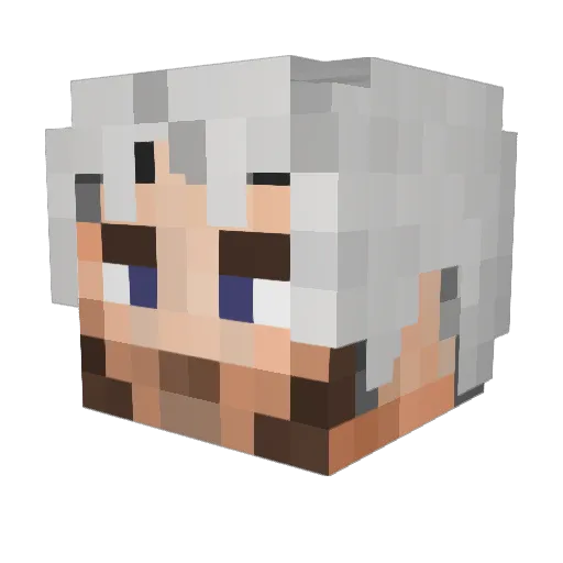 alexray999 Minecraft avatar head, 3D render