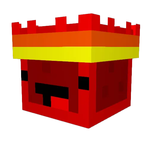 alexredcar Minecraft avatar head, 3D render