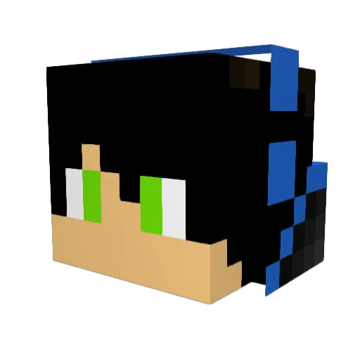 alexro28 Minecraft avatar head, 3D render