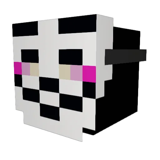 alexrobomind Minecraft avatar head, 3D render