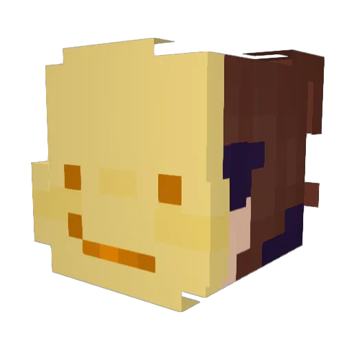 alexrulez1 Minecraft avatar head, 3D render