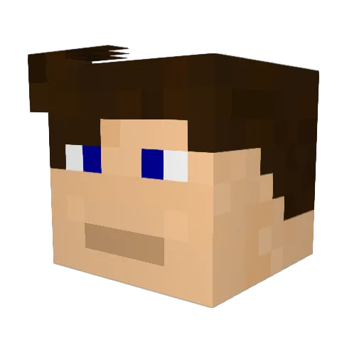 alexstine_05 Minecraft avatar head, 3D render