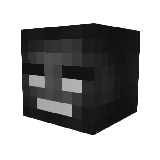 alexture Minecraft avatar head, 3D render