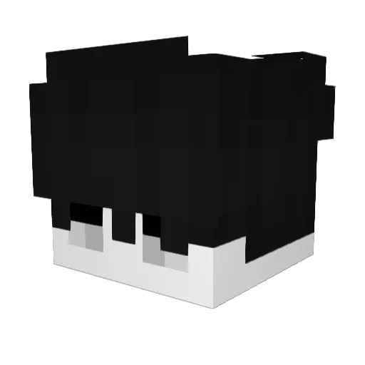 alextzx Minecraft avatar head, 3D render