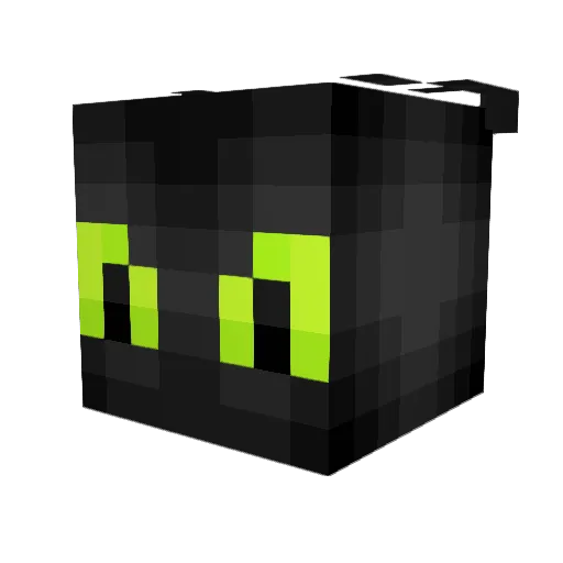 alexuhsy Minecraft avatar head, 3D render