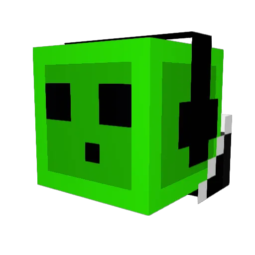 alexv18 Minecraft avatar head, 3D render