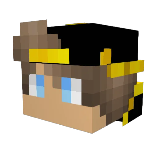 alexvaleriu Minecraft avatar head, 3D render