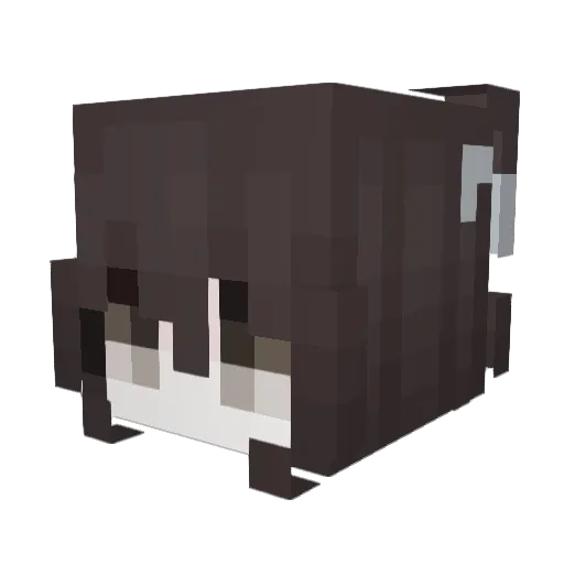 alezat Minecraft avatar head, 3D render