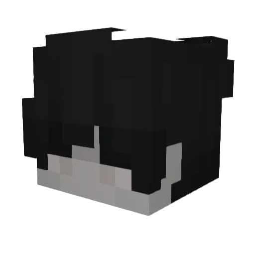 alezetopa Minecraft avatar head, 3D render
