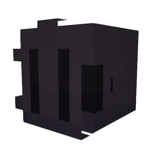 alfa_beta Minecraft avatar head, 3D render