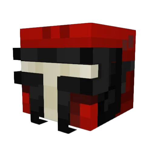alfadoody Minecraft avatar head, 3D render