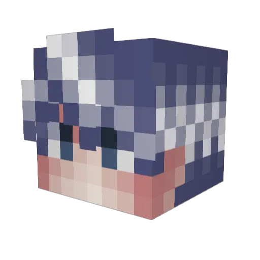 alfbyy14 Minecraft avatar head, 3D render