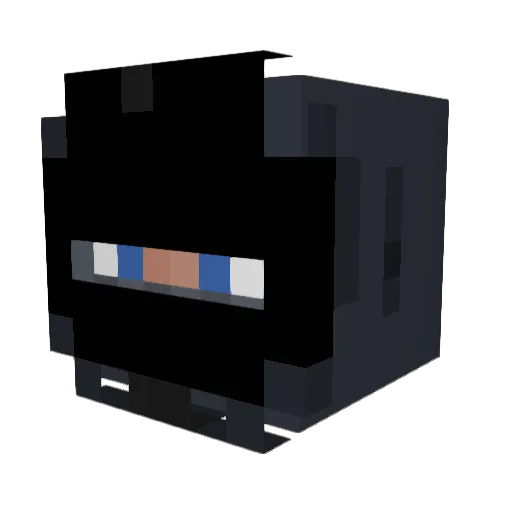 alfieevans Minecraft avatar head, 3D render