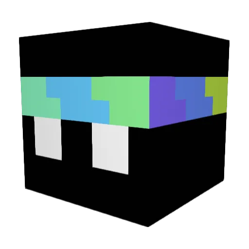 alfkeenan Minecraft avatar head, 3D render