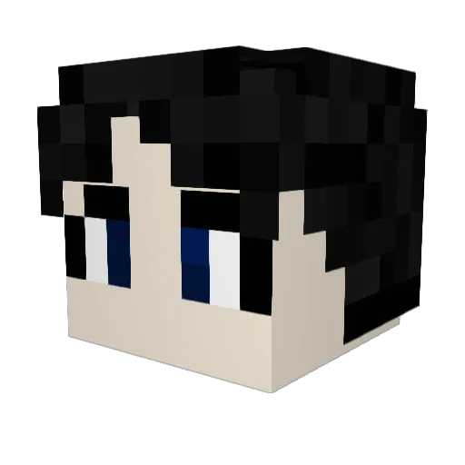 alfmEls21 Minecraft avatar head, 3D render