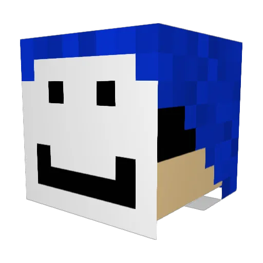 alfons_011 Minecraft avatar head, 3D render