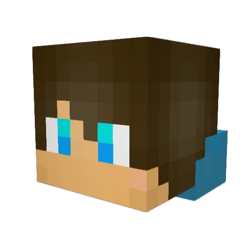 alfonso585 Minecraft avatar head, 3D render