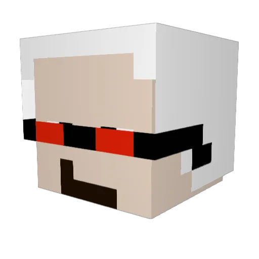 alfonzo28 Minecraft avatar head, 3D render