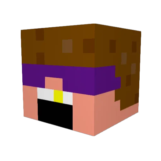 alfonzojeff Minecraft avatar head, 3D render