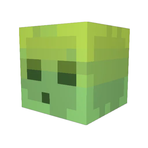 alfred80 Minecraft avatar head, 3D render