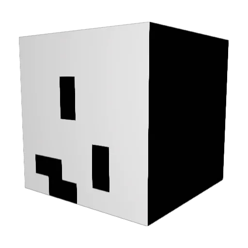 alfredo2023 Minecraft avatar head, 3D render